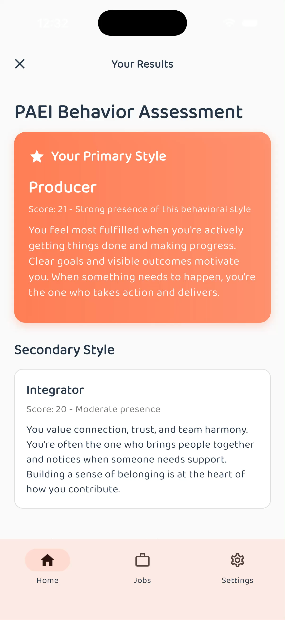 Behavioural assessment insights