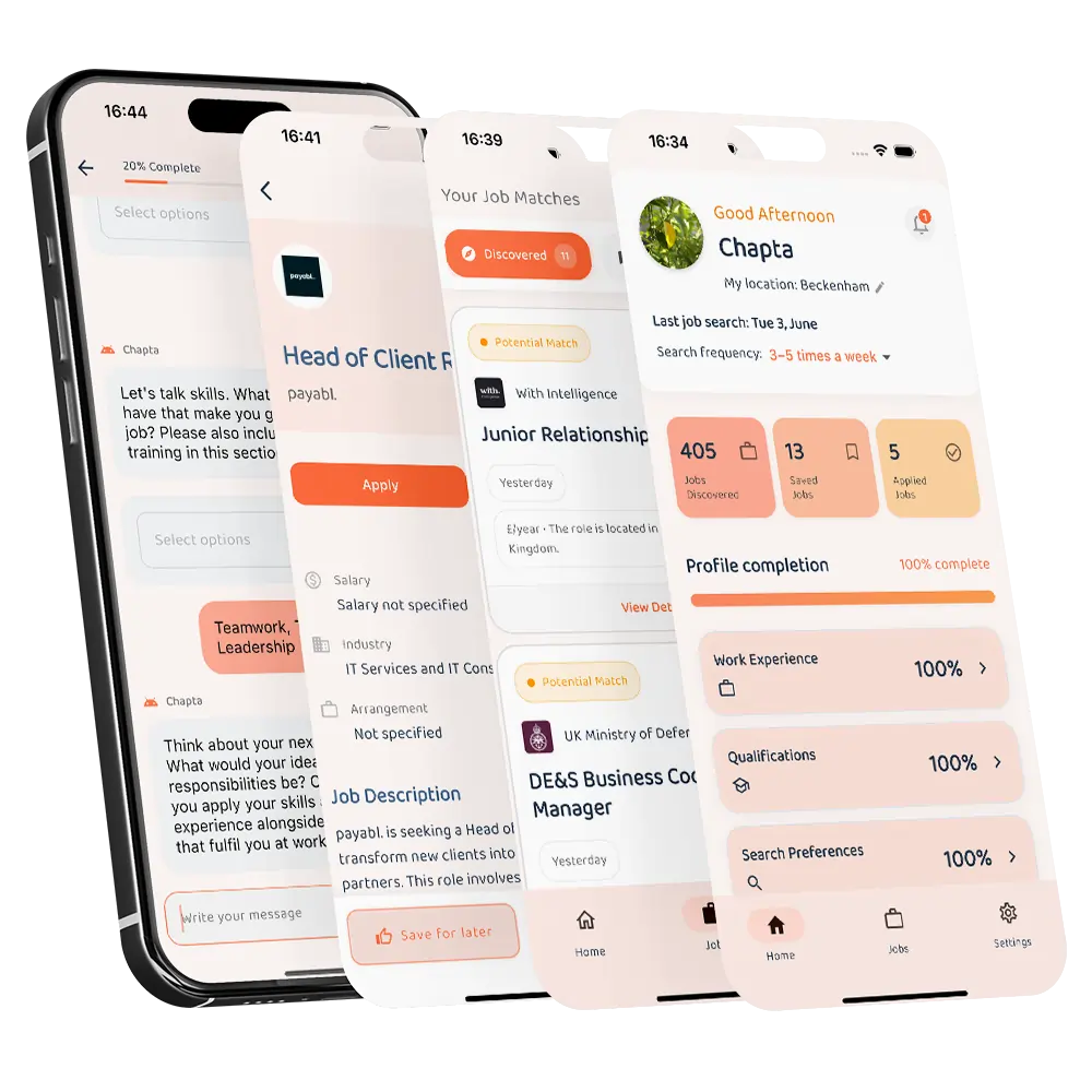 Chapta home mockup